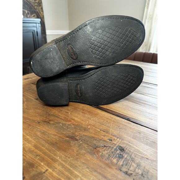 Cody James Men's Cowboy Boots Black Leather Size 9EE CJ4240 R Toe Oil Resistant - Picture 9 of 10